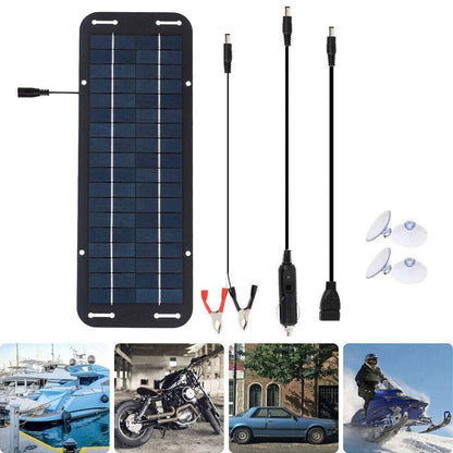 Solar Photovoltaic Panel 6W Charger Outdoor Portable Car Mobile Phone Charging Panel