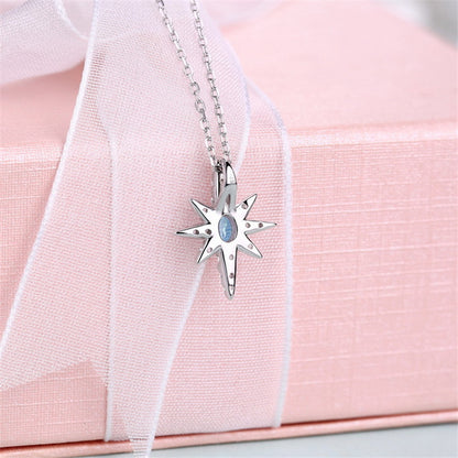 Japanese and Korean Fashion Six-pointed Star Sterling Silver Jewelry