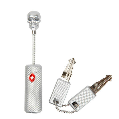 New Creative Skull Metal Luggage Locks Three Digits Combination