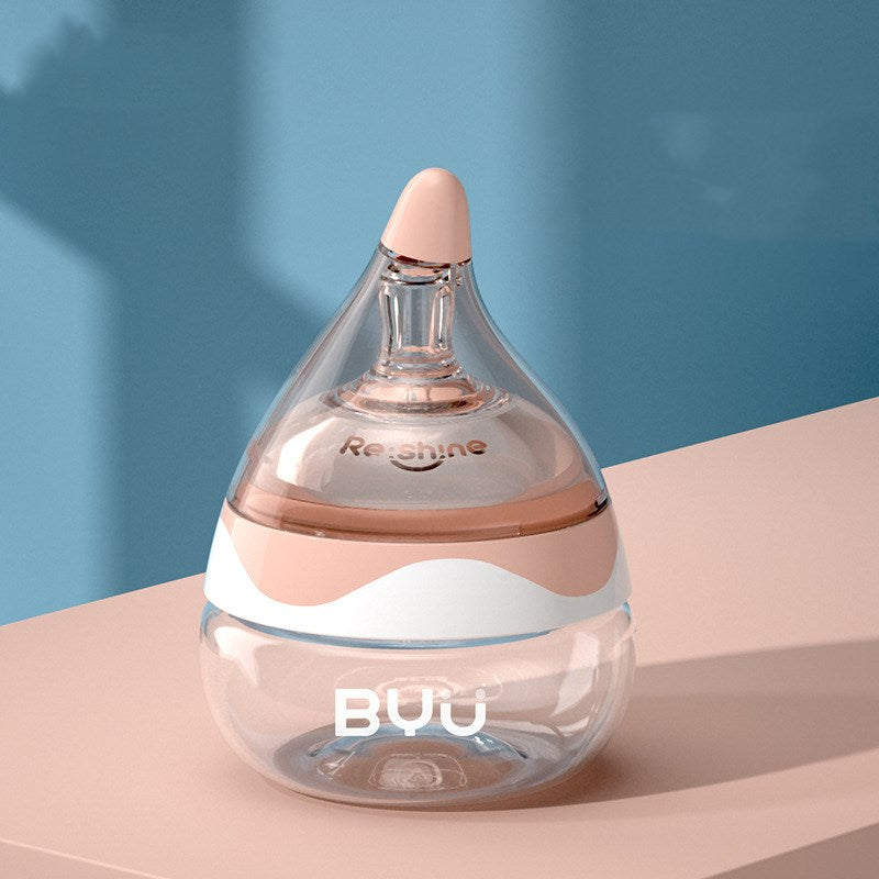 Glass anti-colic bottle