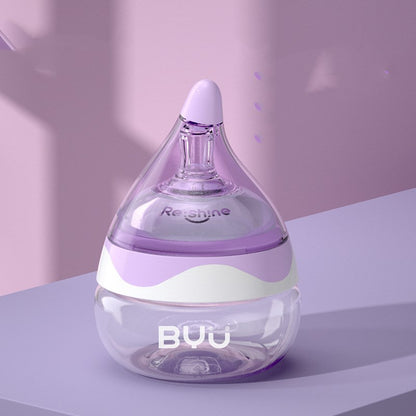 Glass anti-colic bottle