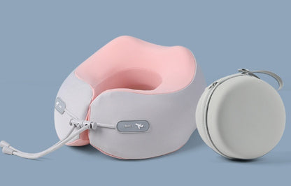 Memory Foam U-shaped Pillow Travel Neck Pillow Storage