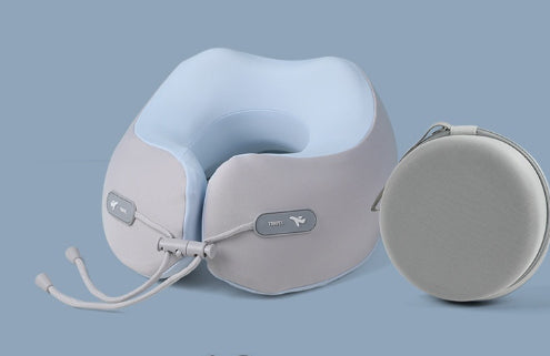 Memory Foam U-shaped Pillow Travel Neck Pillow Storage