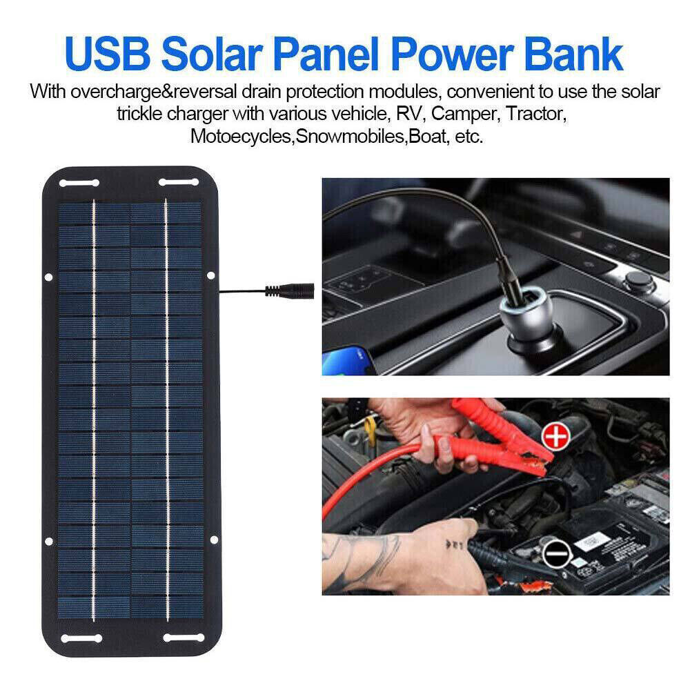 Solar Photovoltaic Panel 6W Charger Outdoor Portable Car Mobile Phone Charging Panel