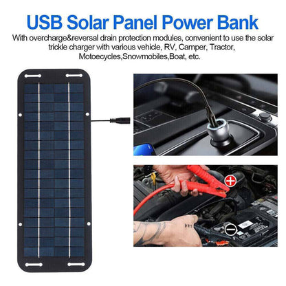 Solar Photovoltaic Panel 6W Charger Outdoor Portable Car Mobile Phone Charging Panel