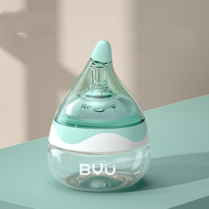 Glass anti-colic bottle