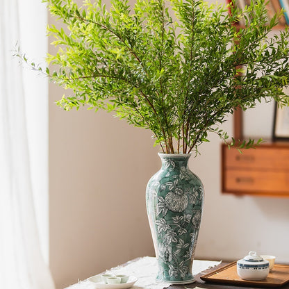 High-temperature Ceramic Accent Piece For The Entrywaya Green Vase