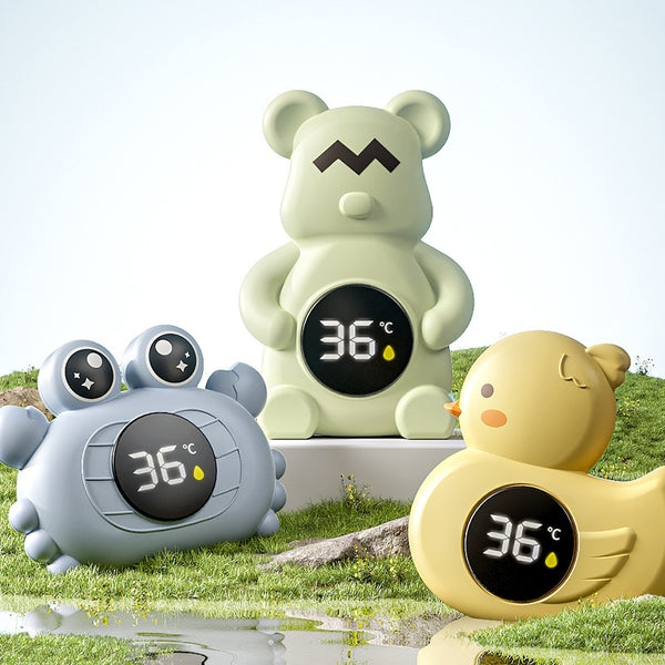Baby Water Cartoon Animal Design Bath Pool And Bathtub Electronic Digital Thermometer
