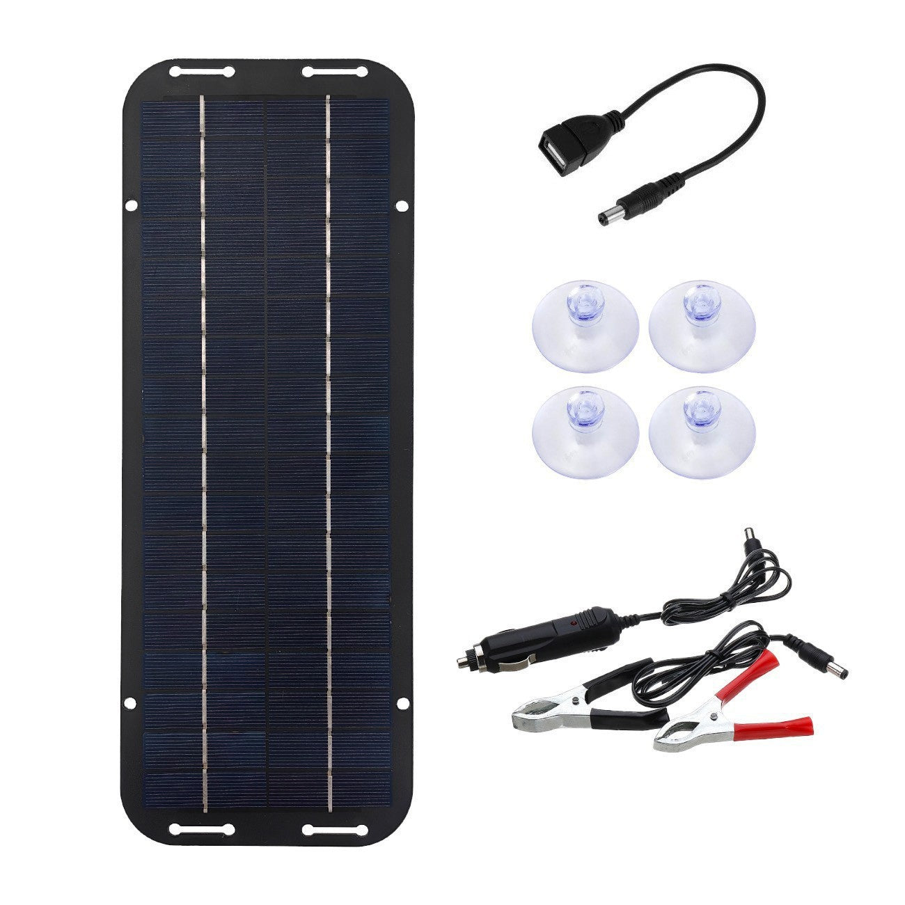 Solar Photovoltaic Panel 6W Charger Outdoor Portable Car Mobile Phone Charging Panel